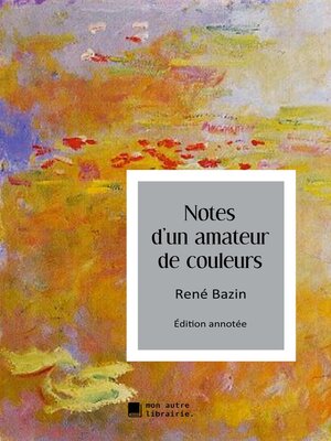 cover image of Notes d'un amateur de couleurs